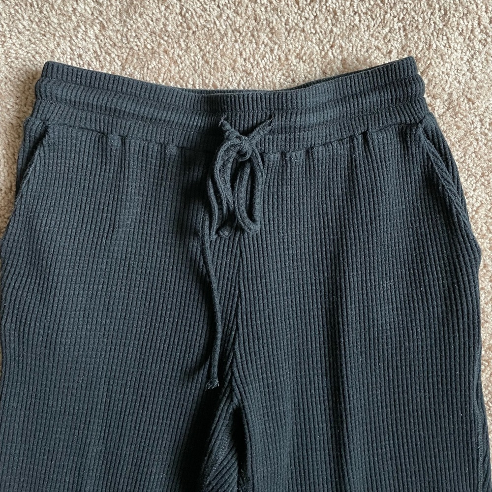 Waffle Drawstring Joggers - Picture 4 of 7